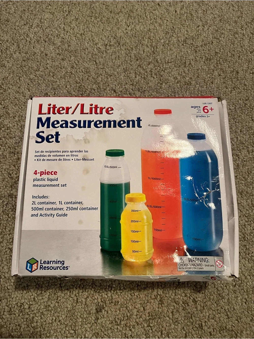 NEW Learning Resources Liter Measurement Set